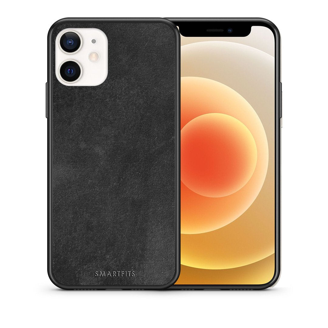 Θήκη iPhone 12 Mini Black Slate Color από τη Smartfits με σχέδιο στο πίσω μέρος και μαύρο περίβλημα | iPhone 12 Mini Black Slate Color case with colorful back and black bezels