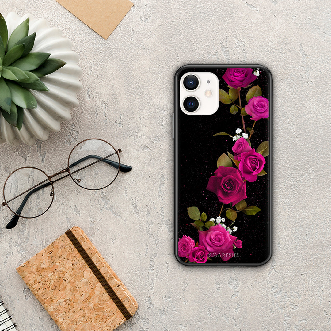 Flower Red Roses - iPhone 12 Mini case