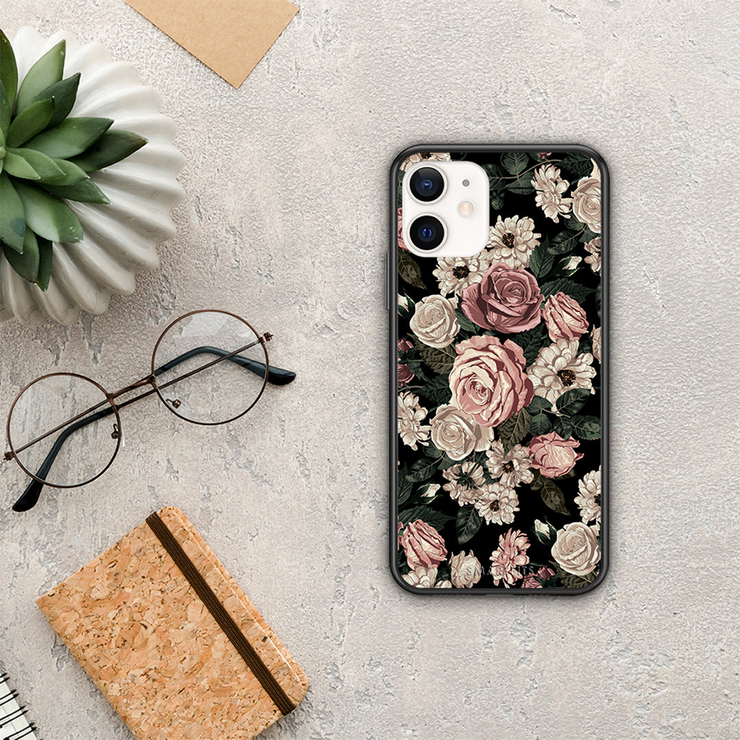 Flower Wild Roses - iPhone 12 Mini case
