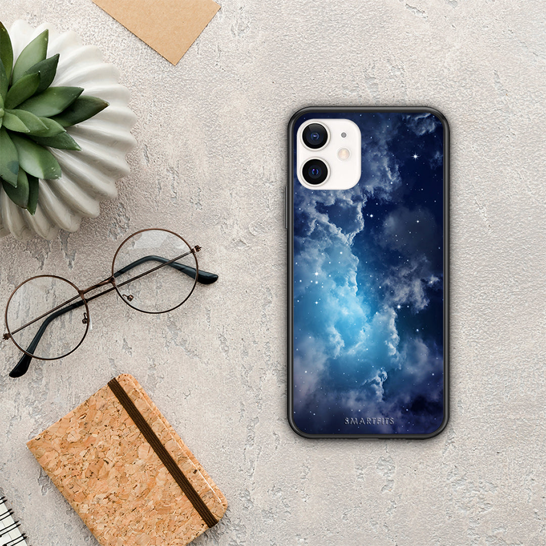 Galactic Blue Sky - iPhone 12 Mini case