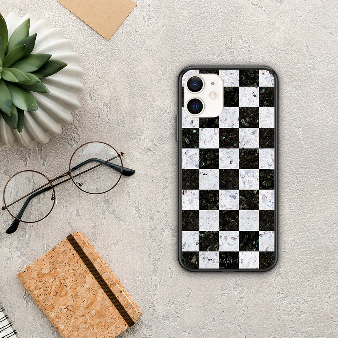 Marble Square Geometric - iPhone 12 Mini case