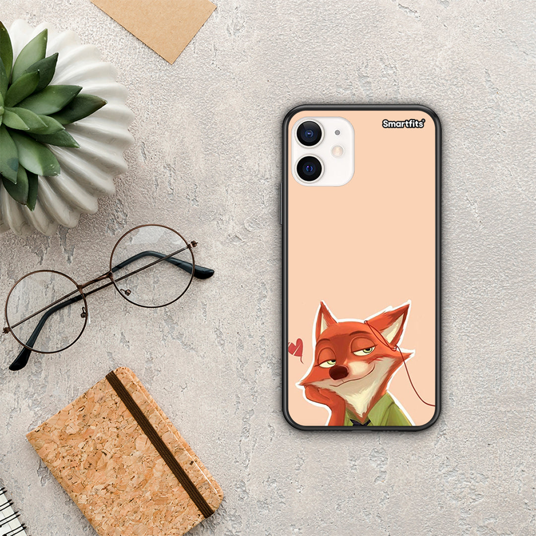 Nick Wilde And Judy Hopps Love 1 - iPhone 12 Mini θήκη