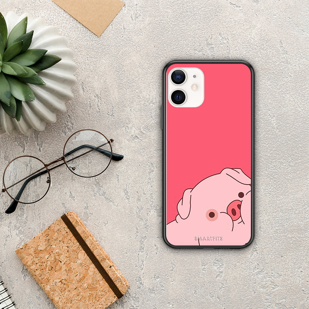 Pig Love 1 - iPhone 12 Mini case