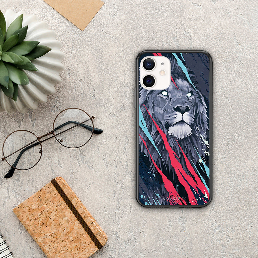 Popart Lion Designer - iPhone 12 mini case