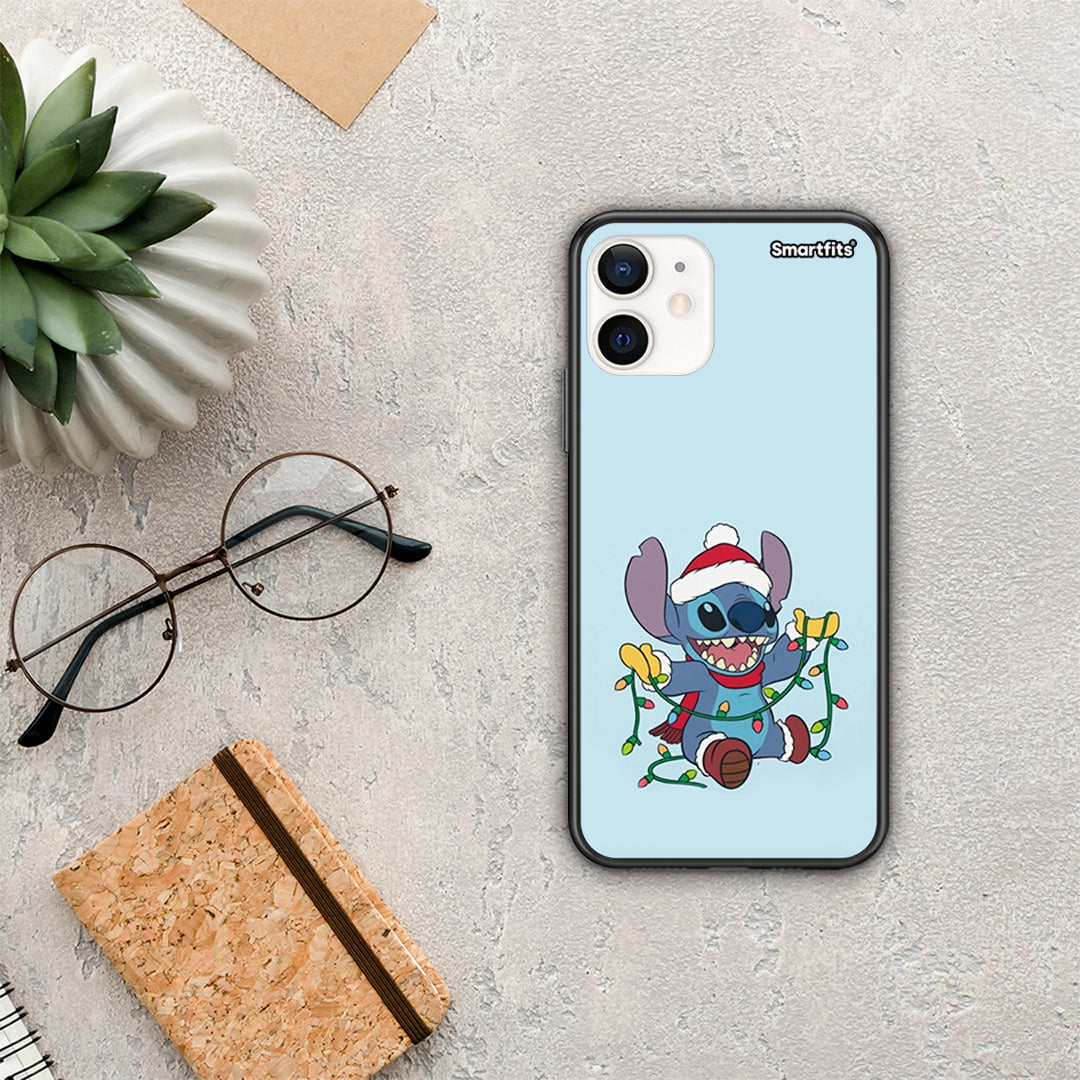 Santa Stich - iPhone 12 mini case