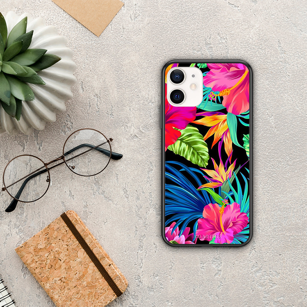 Tropical Flowers - iPhone 12 Mini case