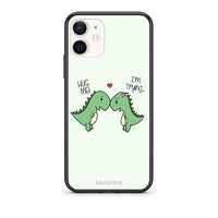 Thumbnail for Θήκη iPhone 12 Mini Rex Valentine από τη Smartfits με σχέδιο στο πίσω μέρος και μαύρο περίβλημα | iPhone 12 Mini Rex Valentine case with colorful back and black bezels