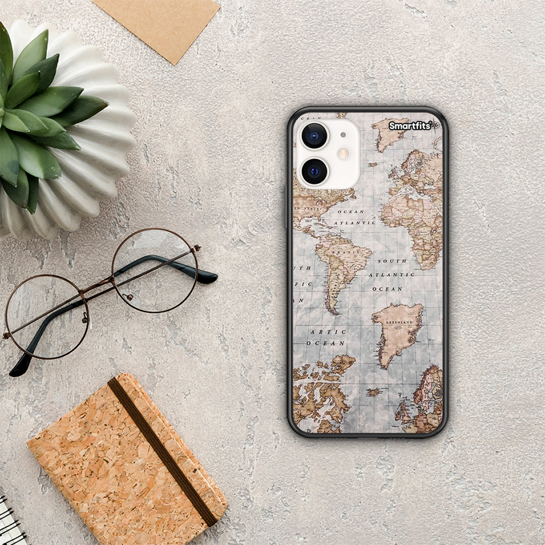 World Map - iPhone 12 mini case