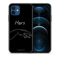 Thumbnail for Θήκη Αγίου Βαλεντίνου iPhone 12 Aeshetic Love 1 από τη Smartfits με σχέδιο στο πίσω μέρος και μαύρο περίβλημα | iPhone 12 Aeshetic Love 1 case with colorful back and black bezels