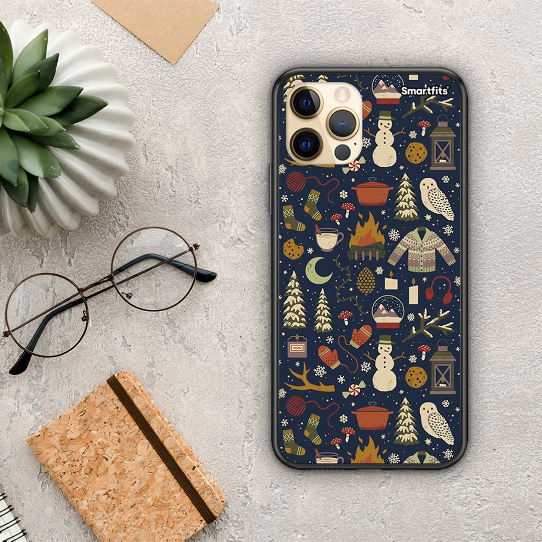 Christmas Elements - iPhone 12 Pro case