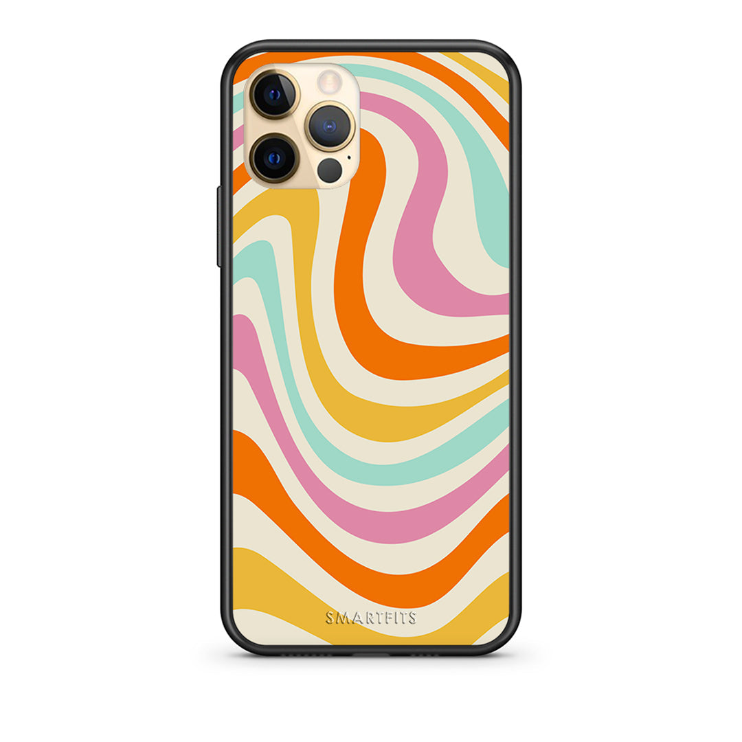 Colorful Waves - iPhone 12 Pro case