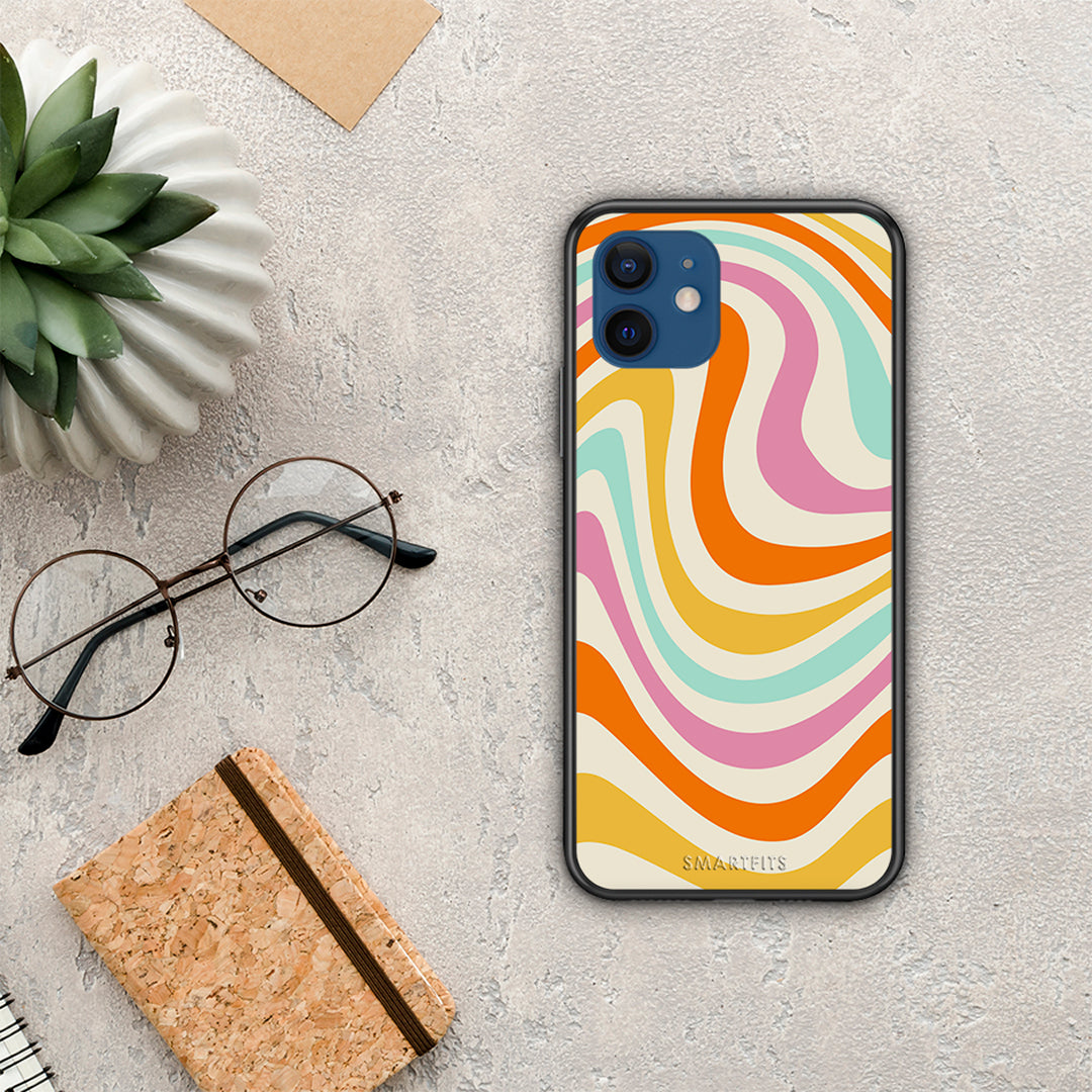 Colorful Waves - iPhone 12 Pro case