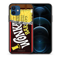 Thumbnail for Θήκη iPhone 12 Golden Ticket από τη Smartfits με σχέδιο στο πίσω μέρος και μαύρο περίβλημα | iPhone 12 Golden Ticket case with colorful back and black bezels