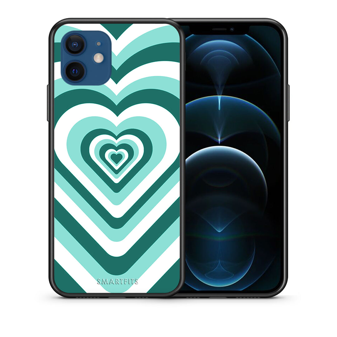 Green Hearts - iPhone 12 Pro case