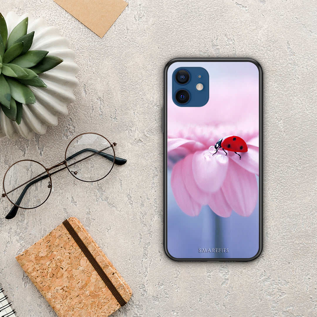 Ladybug Flower - iPhone 12 case