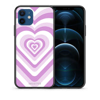 Thumbnail for Lilac Hearts - iPhone 12 Pro case
