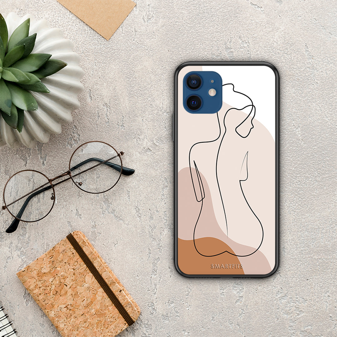 Lineart Woman - iPhone 12 Pro case