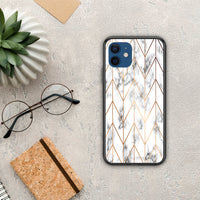 Thumbnail for Marble Gold Geometric - iPhone 12 case