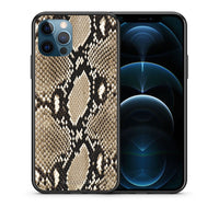 Thumbnail for Θήκη iPhone 12 Pro Max Fashion Snake Animal από τη Smartfits με σχέδιο στο πίσω μέρος και μαύρο περίβλημα | iPhone 12 Pro Max Fashion Snake Animal case with colorful back and black bezels