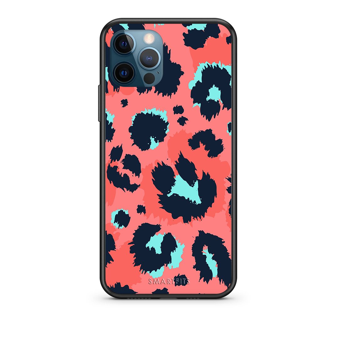 22 - iPhone 12 Pro Max  Pink Leopard Animal case, cover, bumper