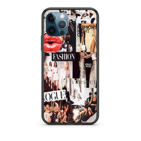 Thumbnail for iPhone 12 Pro Max Collage Fashion Θήκη Αγίου Βαλεντίνου από τη Smartfits με σχέδιο στο πίσω μέρος και μαύρο περίβλημα | Smartphone case with colorful back and black bezels by Smartfits