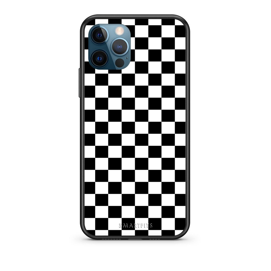 4 - iPhone 12 Pro Max Squares Geometric case, cover, bumper