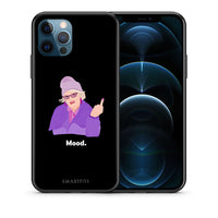Thumbnail for Θήκη iPhone 12 Pro Max Grandma Mood Black από τη Smartfits με σχέδιο στο πίσω μέρος και μαύρο περίβλημα | iPhone 12 Pro Max Grandma Mood Black case with colorful back and black bezels