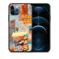 Thumbnail for Θήκη Αγίου Βαλεντίνου iPhone 12 Pro Max Groovy Babe από τη Smartfits με σχέδιο στο πίσω μέρος και μαύρο περίβλημα | iPhone 12 Pro Max Groovy Babe case with colorful back and black bezels