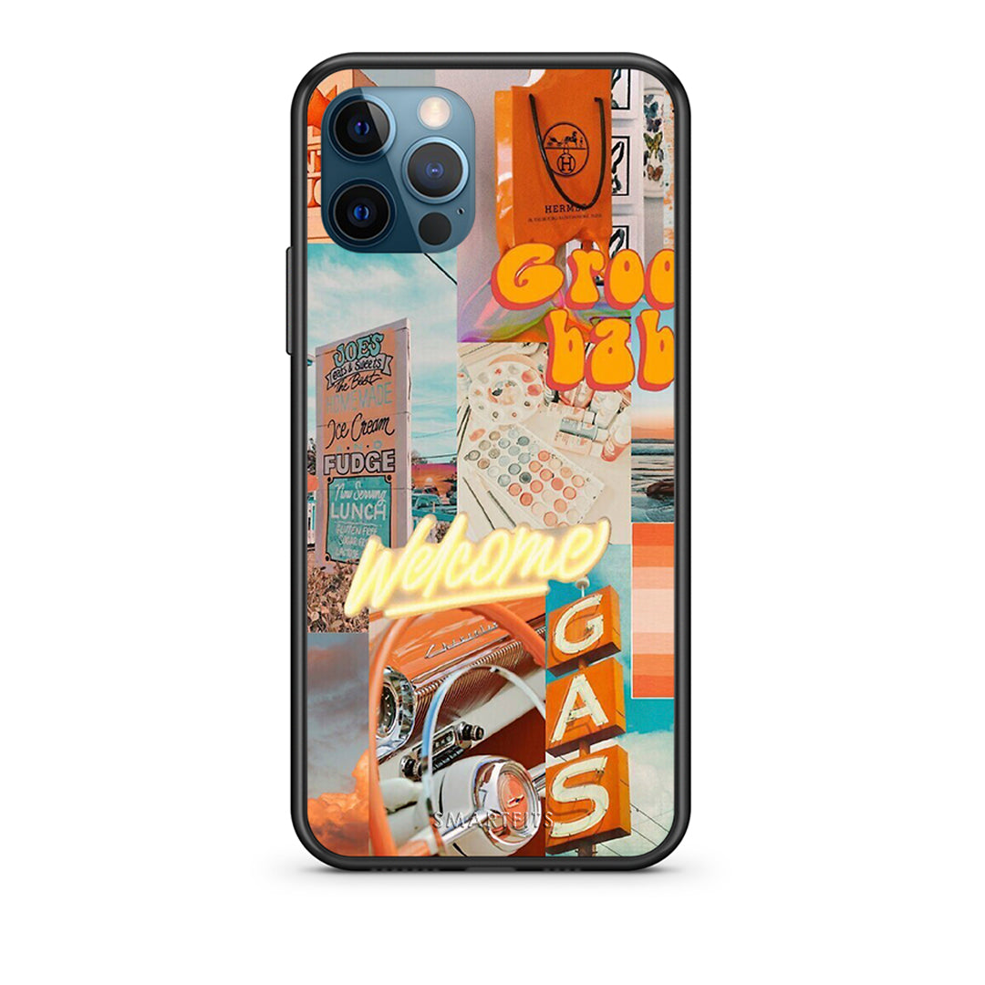 iPhone 12 Pro Max Groovy Babe Θήκη Αγίου Βαλεντίνου από τη Smartfits με σχέδιο στο πίσω μέρος και μαύρο περίβλημα | Smartphone case with colorful back and black bezels by Smartfits