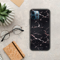 Thumbnail for Marble Black Rosegold - iPhone 12 Pro Max case