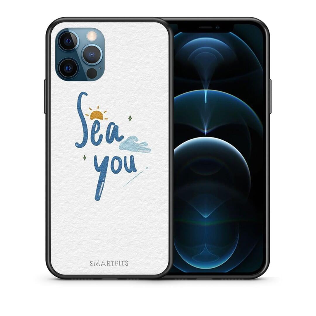 Θήκη iPhone 12 Pro Max Sea You από τη Smartfits με σχέδιο στο πίσω μέρος και μαύρο περίβλημα | iPhone 12 Pro Max Sea You case with colorful back and black bezels