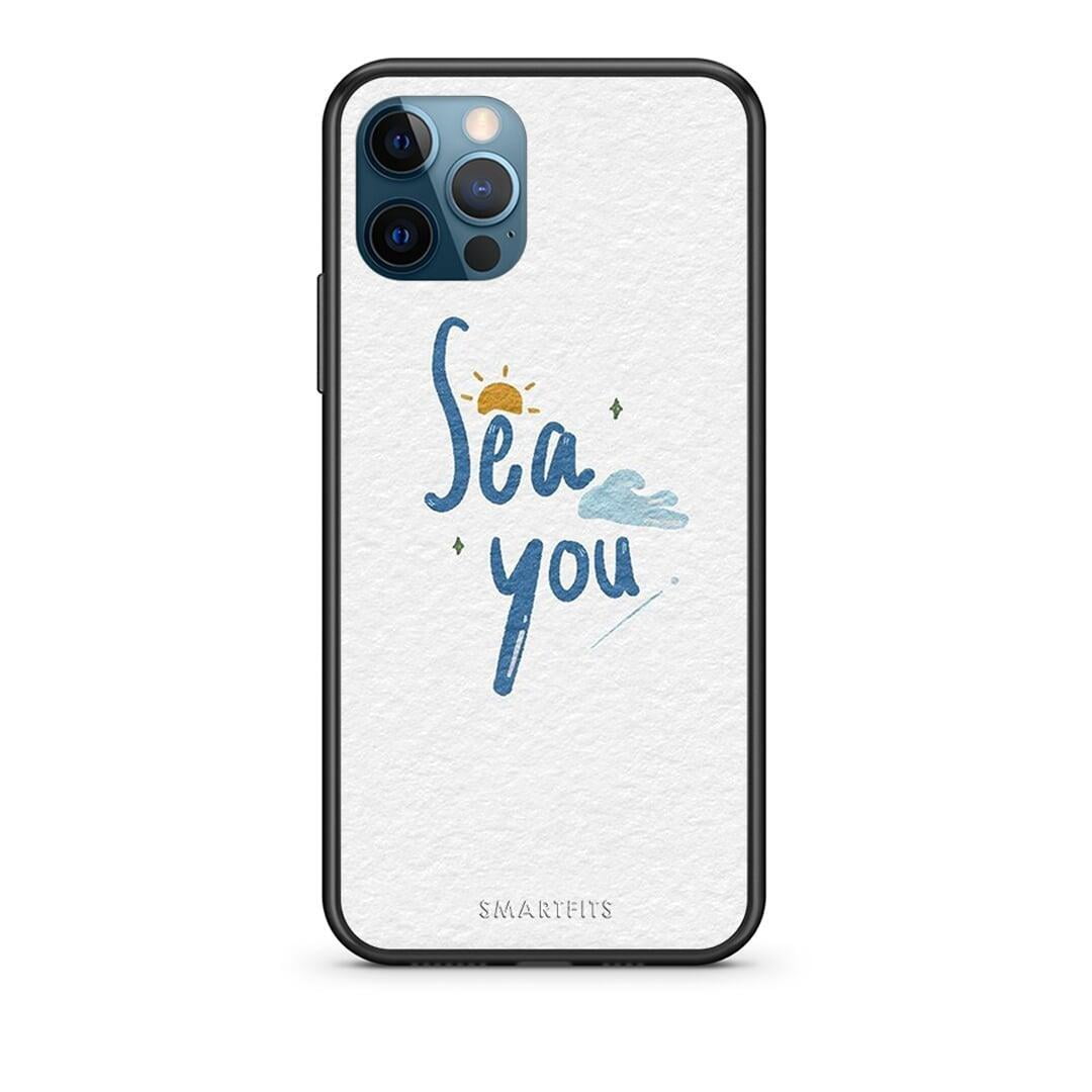 iPhone 12 Pro Max Sea You Θήκη από τη Smartfits με σχέδιο στο πίσω μέρος και μαύρο περίβλημα | Smartphone case with colorful back and black bezels by Smartfits