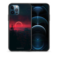 Thumbnail for Θήκη iPhone 12 Pro Max Sunset Tropic από τη Smartfits με σχέδιο στο πίσω μέρος και μαύρο περίβλημα | iPhone 12 Pro Max Sunset Tropic case with colorful back and black bezels