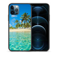 Thumbnail for Θήκη iPhone 12 Pro Max Tropical Vibes από τη Smartfits με σχέδιο στο πίσω μέρος και μαύρο περίβλημα | iPhone 12 Pro Max Tropical Vibes case with colorful back and black bezels