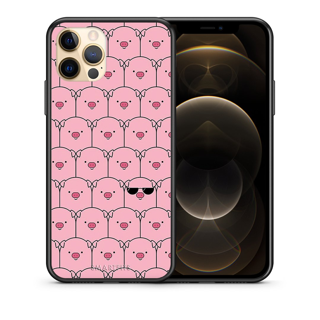 Pig Glasses - iPhone 12 Pro case