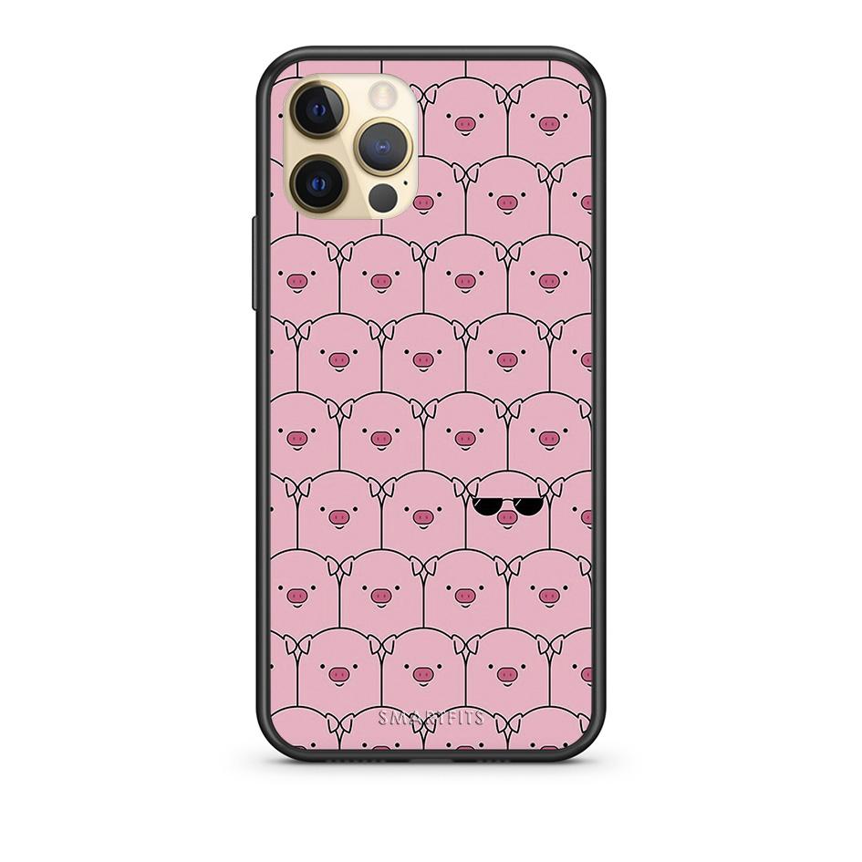 Pig Glasses - iPhone 12 Pro case
