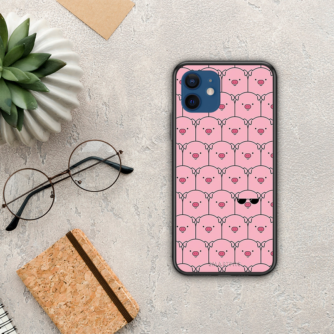 Pig Glasses - iPhone 12 Pro case