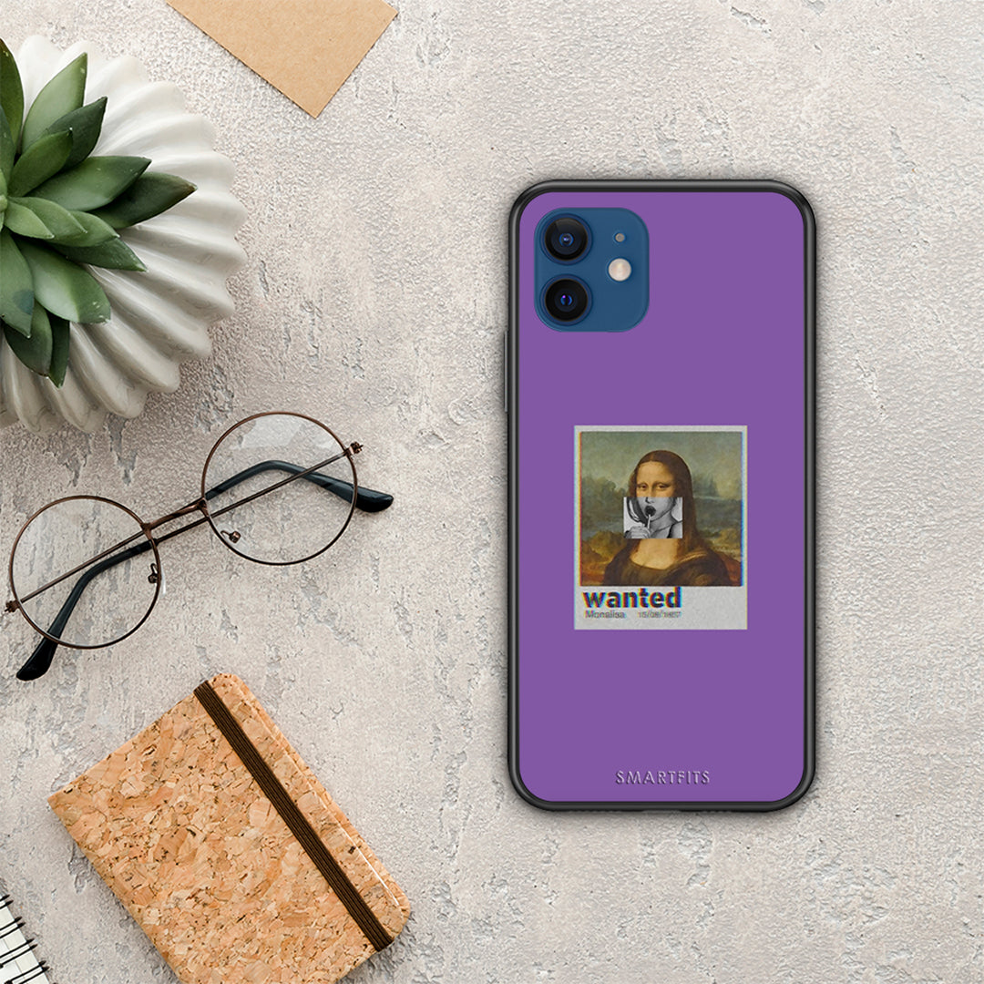 Popart Monalisa - iPhone 12 Pro case