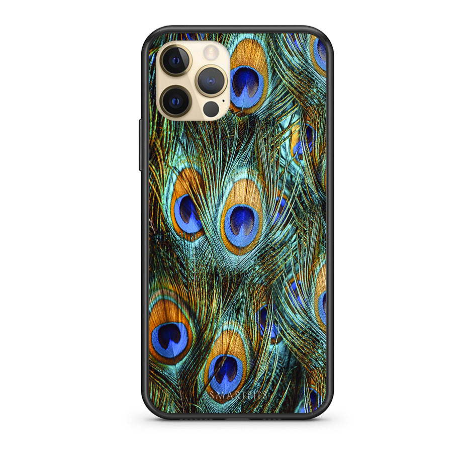 Real Peacock Feathers - iPhone 12 case