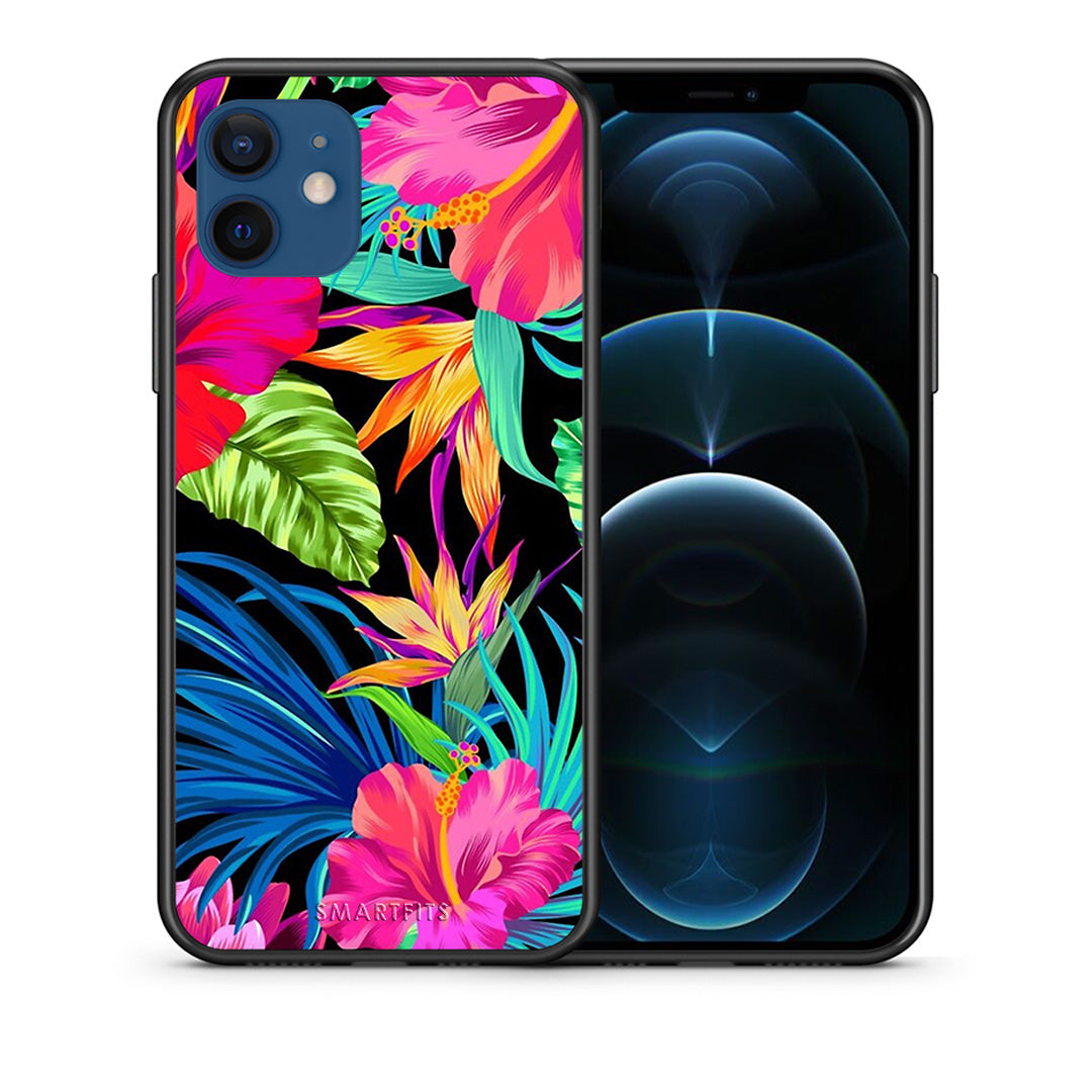 Tropical Flowers - iPhone 12 case