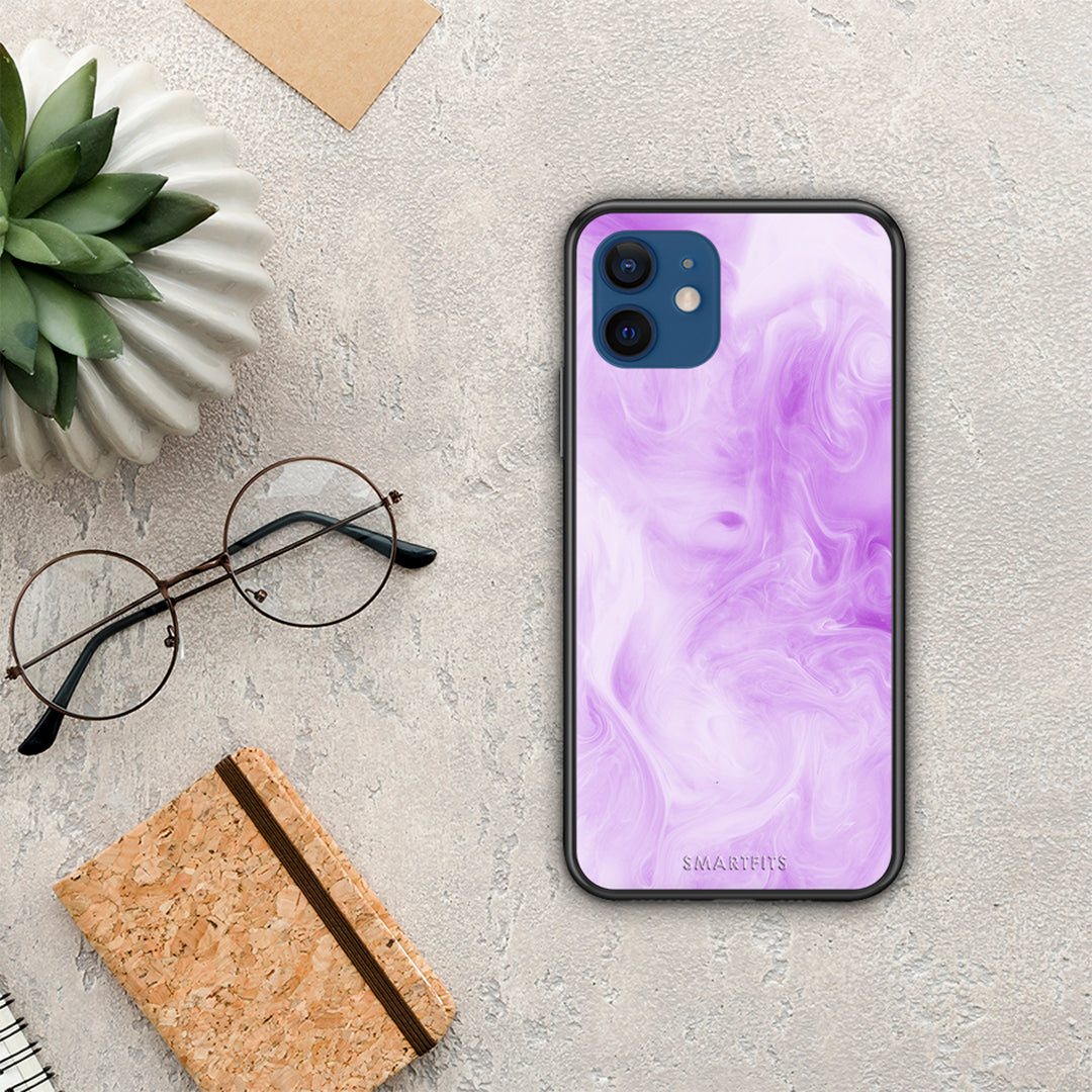 Watercolor Lavender - iPhone 12 case
