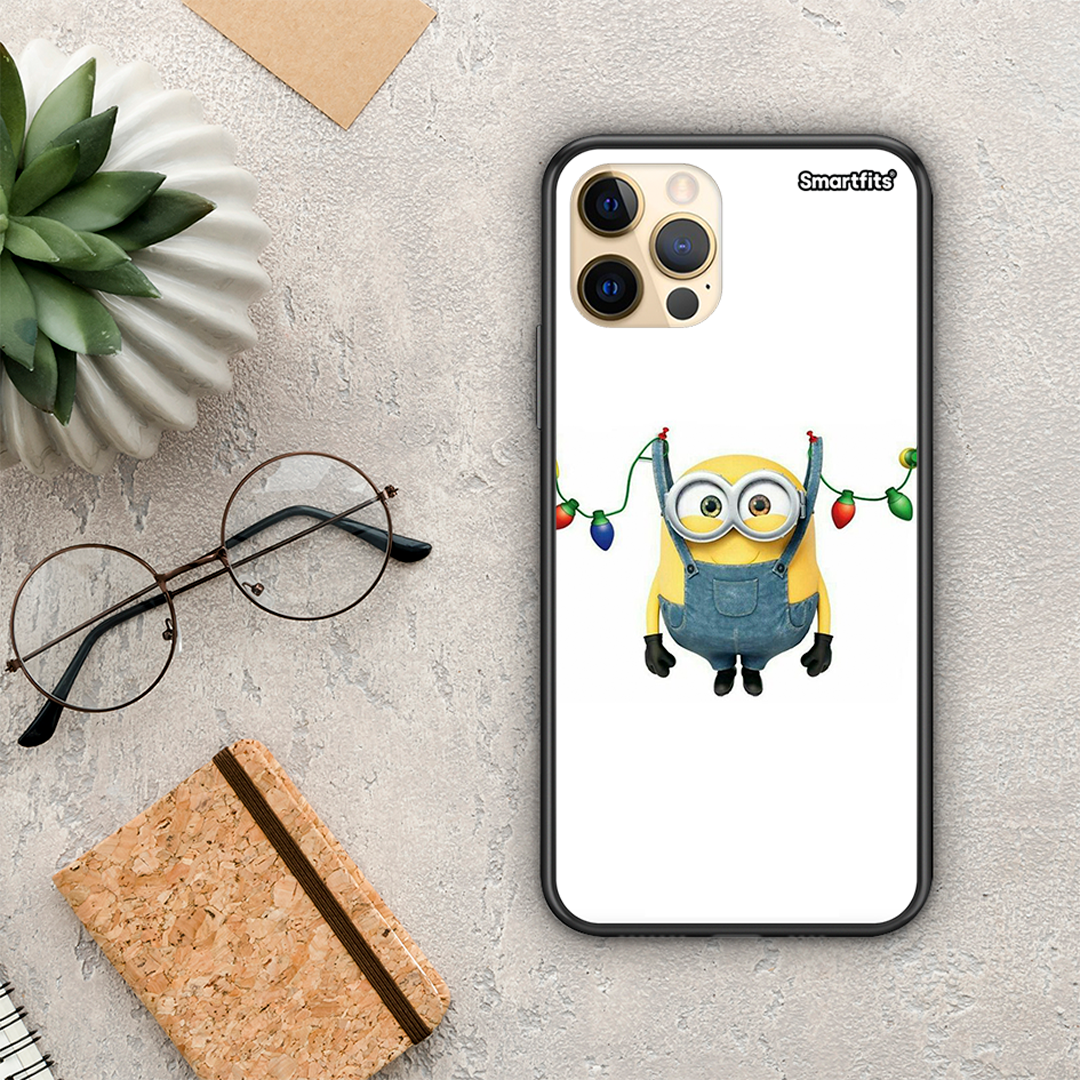 Xmas Minion Lights - iPhone 12 case