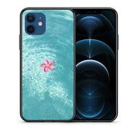 Thumbnail for Θήκη iPhone 12 Pro Water Flower από τη Smartfits με σχέδιο στο πίσω μέρος και μαύρο περίβλημα | iPhone 12 Pro Water Flower case with colorful back and black bezels