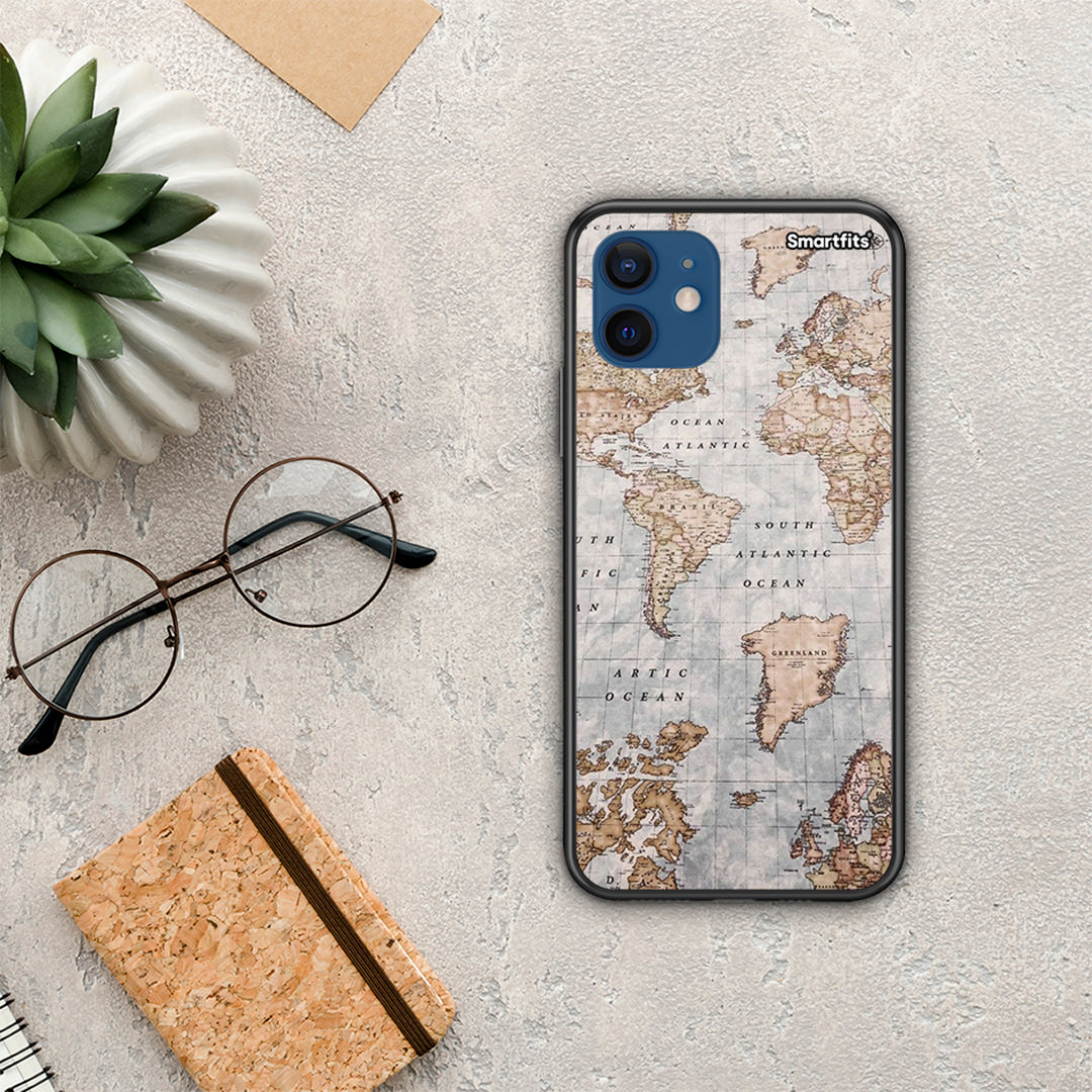 World Map - iPhone 12 case