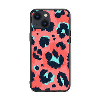 Thumbnail for 22 - iPhone 13 Pink Leopard Animal case, cover, bumper