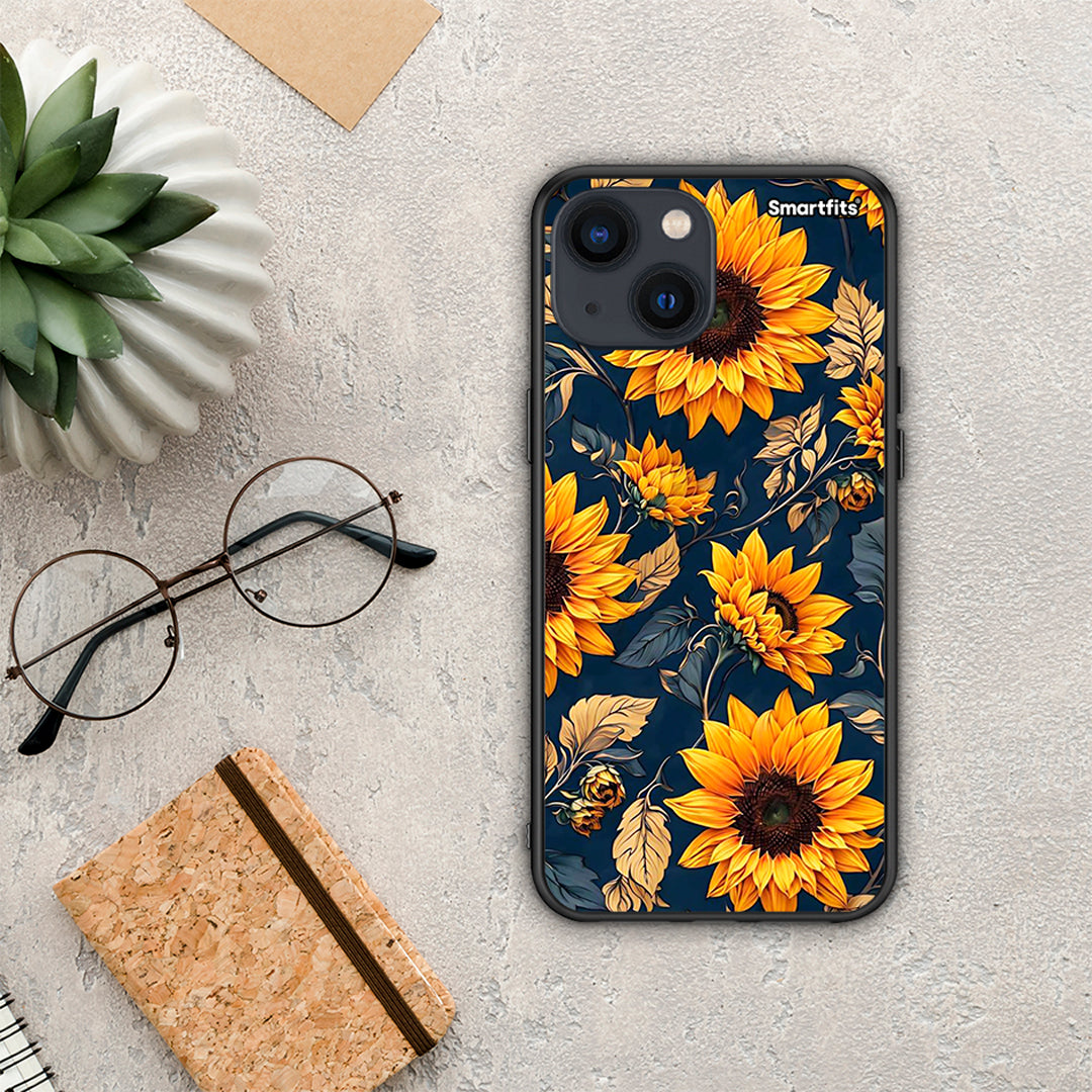 Autumn Sunflowers - iPhone 13 Mini θήκη