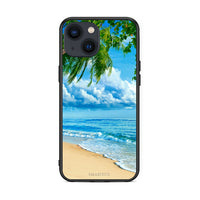 Thumbnail for iPhone 13 Beautiful Beach θήκη από τη Smartfits με σχέδιο στο πίσω μέρος και μαύρο περίβλημα | Smartphone case with colorful back and black bezels by Smartfits