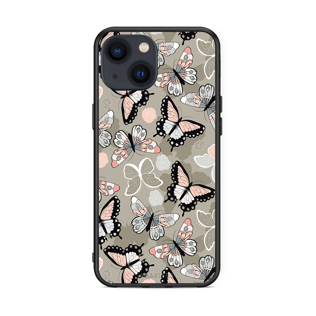 135 - iPhone 13 Butterflies Boho case, cover, bumper