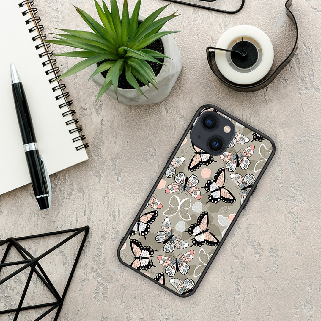 Boho Butterflies - iPhone 13 case 