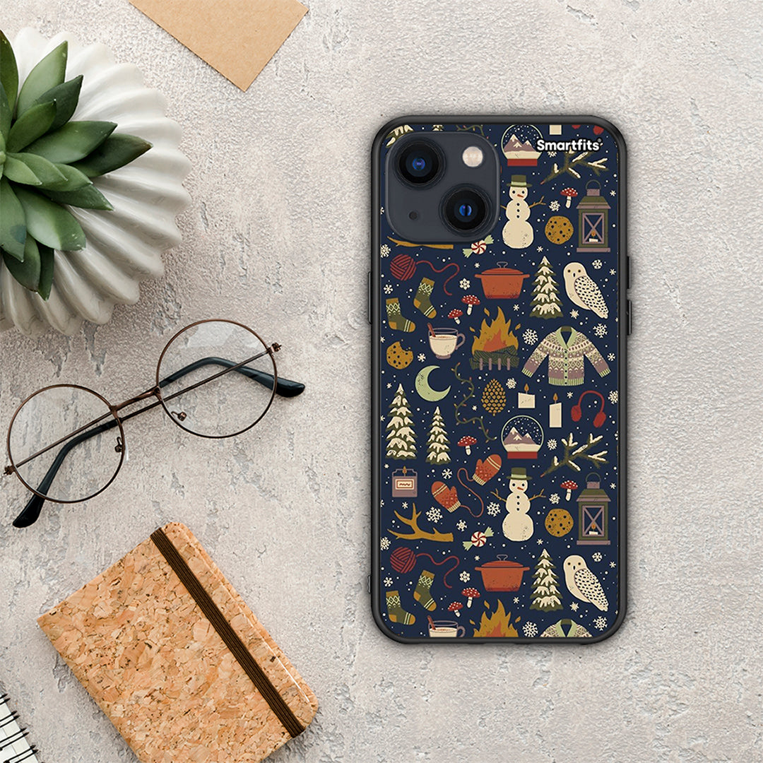 Christmas Elements - iPhone 13 mini case